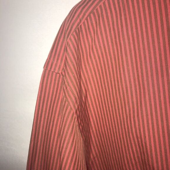 J. Crew Men's Red Striped Button Down Shirt - Picture 4 of 13